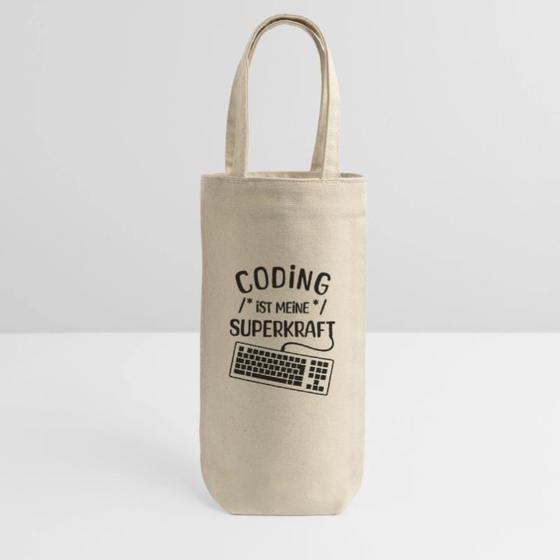 Computer Code Statement Developer Computerfreak Geschenkbeutel für Flaschen