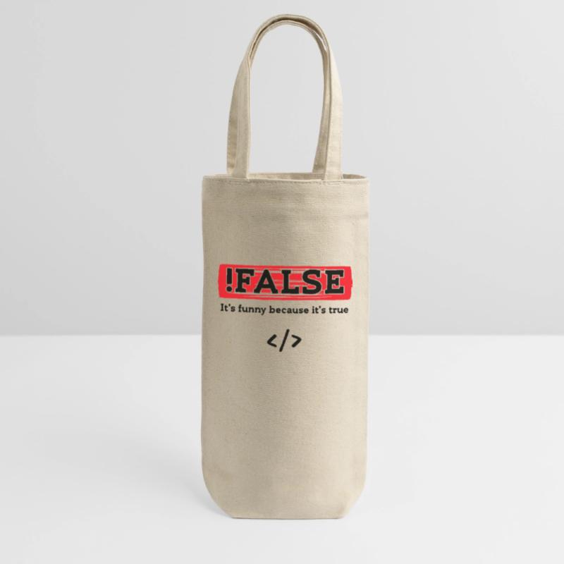 Code Debug Programmer Developer Funny Sayings Gift Bag for Bottles