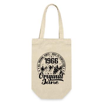 1966 June Original: 58 Years Anniversary Gift - Gift Bag for Bottles - nature - Front