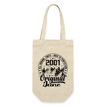 2001 June Original: 23 Years Anniversary Gift - Gift Bag for Bottles - nature - Front