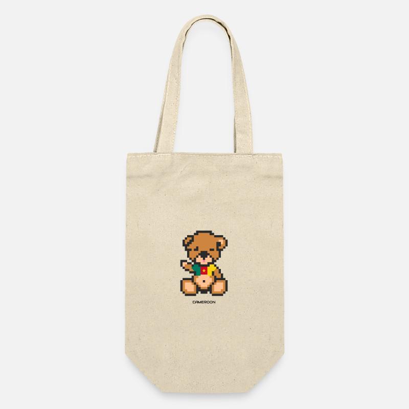 Pixel Bear Cameroon - Sac à bouteille - nature