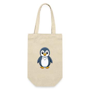 Penguin Cute Mascot Cartoon Character Kawaii - Gift Bag for Bottles - nature - Front