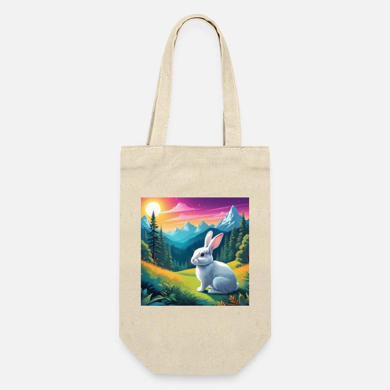 Lapin - Sac à bouteille - nature