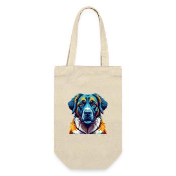 Anatolian Shepherd Dog Breed Cartoon Kawaii - Gift Bag for Bottles - nature - Front