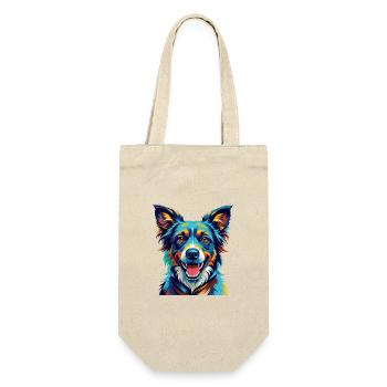 Chippiparai Dog Breed Colorful Cartoon Kawaii - Gift Bag for Bottles - nature - Front