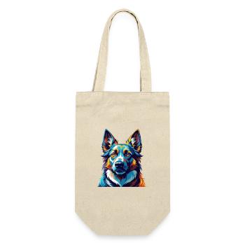 Berger d’Europe de l’Est Race Dessin animé Kawaii - Sac à bouteille - nature - Devant