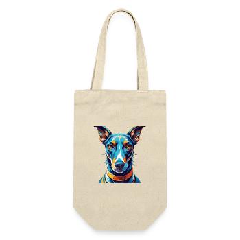 Rampur lévrier chien race coloré dessin animé Kawaii - Sac à bouteille - nature - Devant