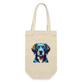 Vieux chien d’arrêt danois race dessin animé Kawaii - Sac à bouteille - nature - Devant