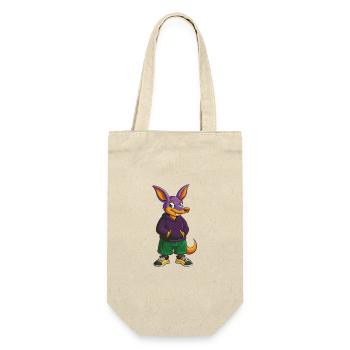 Aardvark Drôle Kawaii Dessin animé Personnage Clipart - Sac à bouteille - nature - Devant