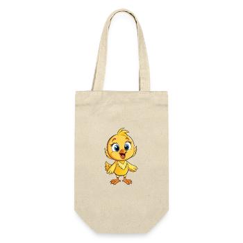 Chardonneret mignon personnage de dessin animé Kawaii Clipart - Sac à bouteille - nature - Devant