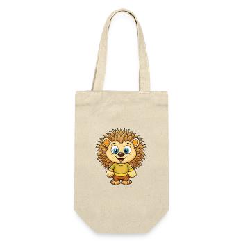 porc-épic mignon personnage de dessin animé Kawaii Clipart - Sac à bouteille - nature - Devant