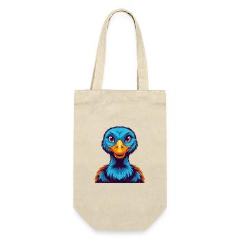 Goose Colorful Kawaii Cartoon Character Clipart - Gift Bag for Bottles - nature - Front