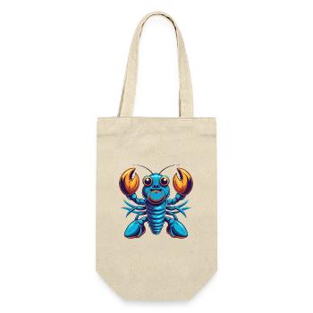 homard coloré kawaii dessin animé personnage clipart - Sac à bouteille - nature - Devant