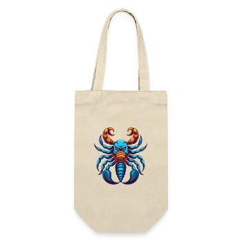 Scorpion coloré Kawaii Dessin animé Personnage Clipart - Sac à bouteille - nature - Devant