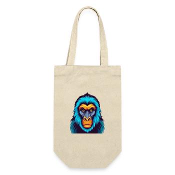Mandrill Bunte Kawaii Cartoon Figur Clipart - Geschenkbeutel für Flaschen - Natur - Vorne