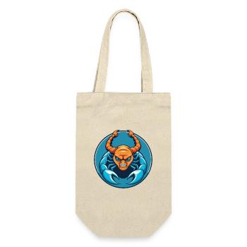 Scorpion Cute Kawaii Cartoon Animal Pet Logo - Gift Bag for Bottles - nature - Front