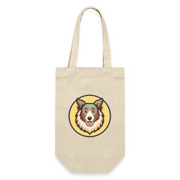 Chien de berger féroïen Chien Race Dessin animé Kawaii Clipart - Sac à bouteille - nature - Devant