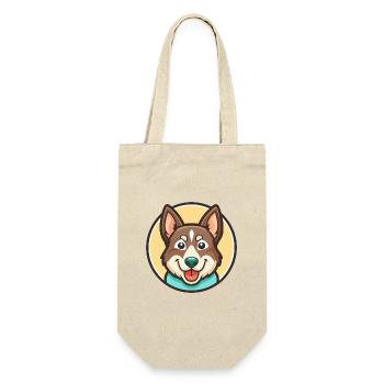 Lundehund Chien Race Dessin animé Kawaii Clipart Animal - Sac à bouteille - nature - Devant