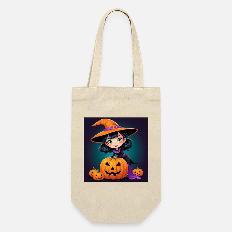Sorcière d’Halloween - Sac à bouteille - nature
