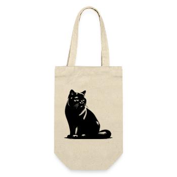 British Shorthair Cat - Gift Bag for Bottles - nature - Front