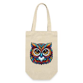 Owl - Gift Bag for Bottles - nature - Front