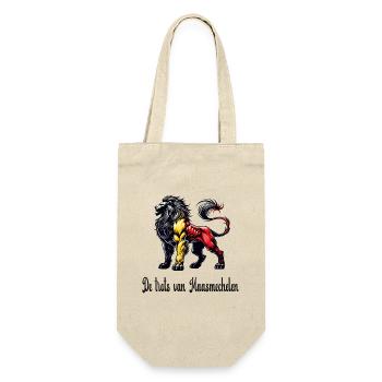 Maasmechelen Löwe Flaggen Design - Geschenkbeutel für Flaschen - Natur - Vorne