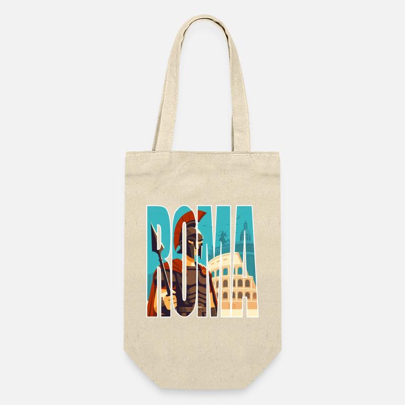 ROMA - Gift Bag for Bottles - nature