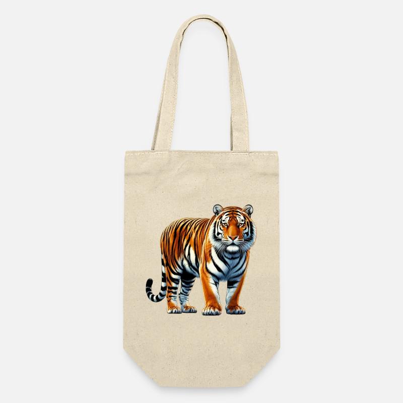 Tiger - Gift Bag for Bottles - nature