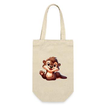 loutre 2 - Sac à bouteille - nature - Devant