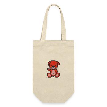 Pixel Bear Pepper - Sac à bouteille - nature - Devant