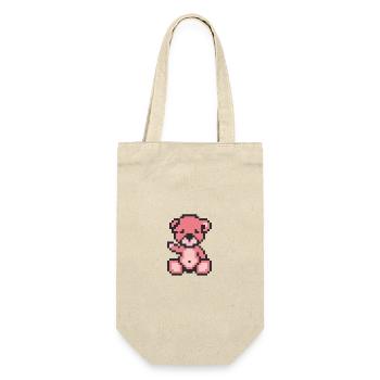 Pixel Bear Candy - Sac à bouteille - nature - Devant