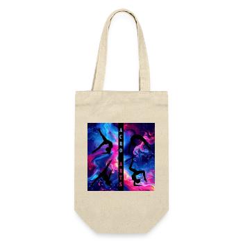 Acro Arts Black on Neon - Gift Bag for Bottles - nature - Front