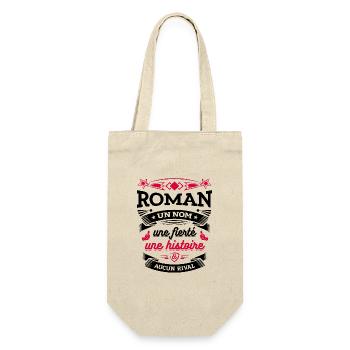 ROMAN UN NOM UNE FIERTÉ AUCUN RIVAL - Sac à bouteille - nature - Devant