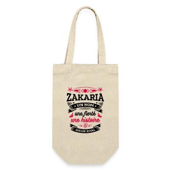 ZAKARIA UN NOM UNE FIERTÉ AUCUN RIVAL - Sac à bouteille - nature - Devant