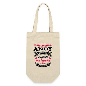 ANDY UN NOM UNE FIERTÉ AUCUN RIVAL - Sac à bouteille - nature - Devant