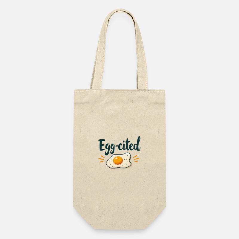 Egg-cited - Geschenkbeutel für Flaschen - Natur