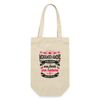 MOHAMED-AMINE UN NOM UNE FIERTÉ AUCUN RIVAL - Sac à bouteille - nature - Devant