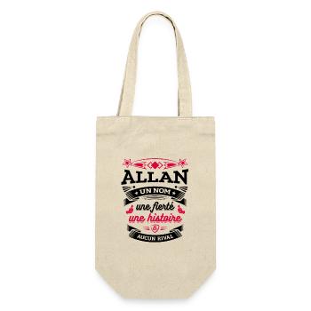 ALLAN UN NOM UNE FIERTÉ AUCUN RIVAL - Sac à bouteille - nature - Devant