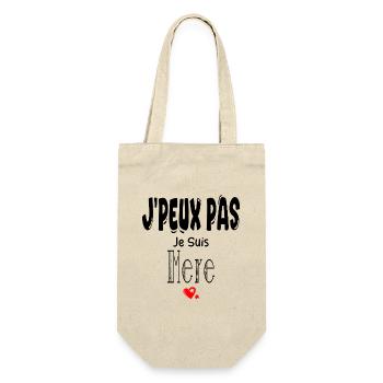 J'Peux Pas Je suis Mère - Sac à bouteille - nature - Devant