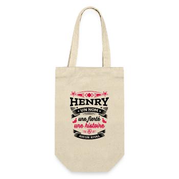 HENRY UN NOM UNE FIERTÉ AUCUN RIVAL - Sac à bouteille - nature - Devant