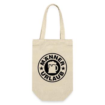 Men's Holiday Beer - Gift Bag for Bottles - nature - Front