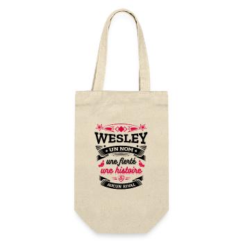 WESLEY UN NOM UNE FIERTÉ AUCUN RIVAL - Sac à bouteille - nature - Devant