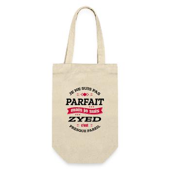 ZYED PARFAIT - PRENOM ZYED - Sac à bouteille - nature - Devant