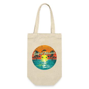 Gulf of Mexico Beach Palm Trees Summer Vacation tshirt - Gift Bag for Bottles - nature - Front