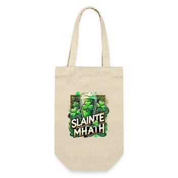 St. Patrick's Day Slainte Mhath Ireland Gift - Gift Bag for Bottles - nature - Front