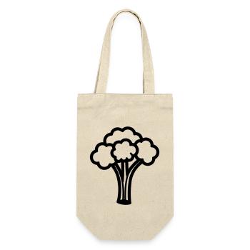 broccoli - Gift Bag for Bottles - nature - Front