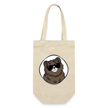 Cool Bear - Gift Bag for Bottles - nature - Front