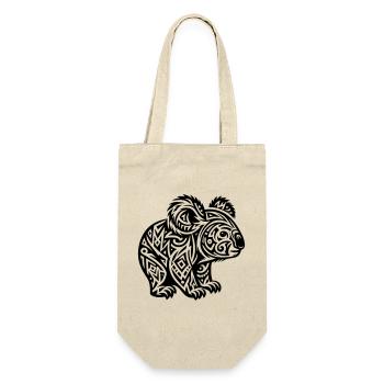 Koala tribal - Sac à bouteille - nature - Devant