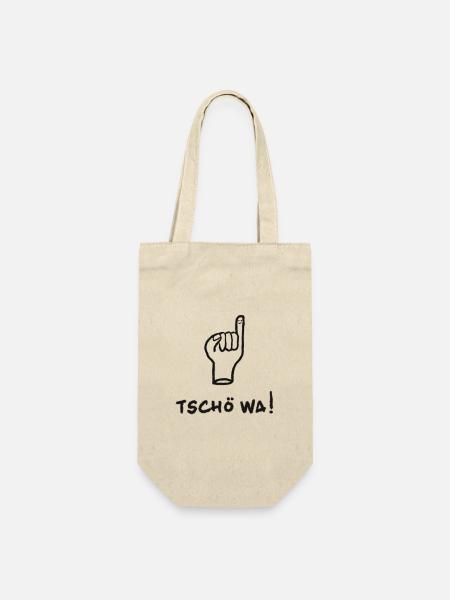 Aachen - Tschö wa! - Geschenkbeutel für Flaschen - Natur