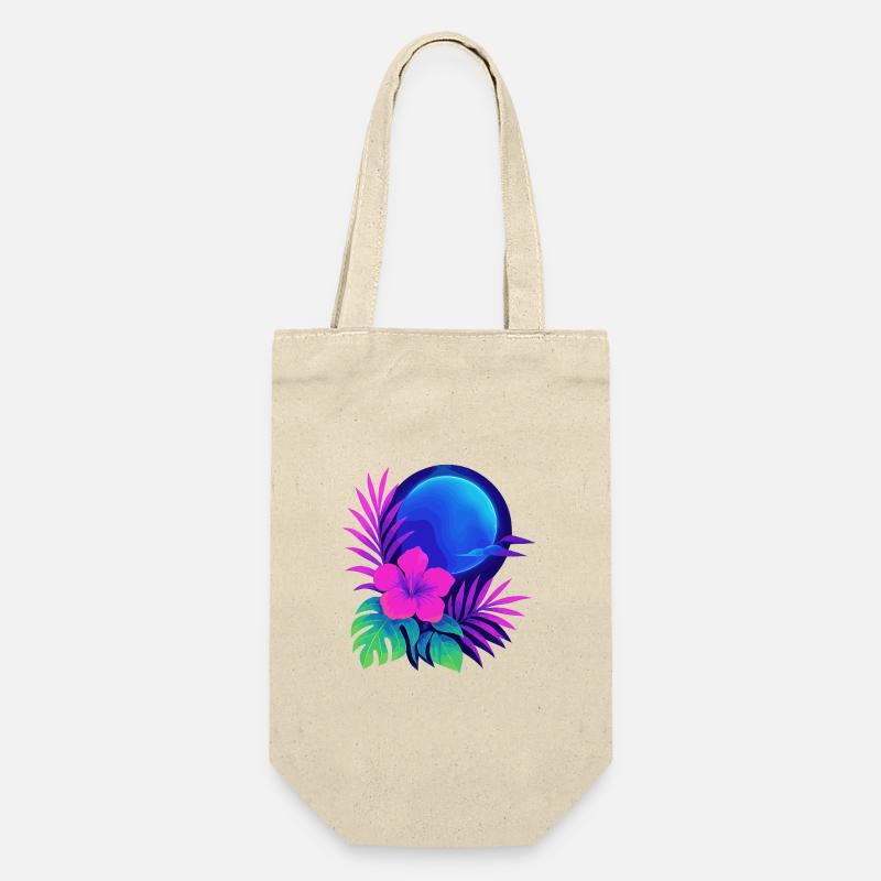 Néon Tropic Lune - Sac à bouteille - nature